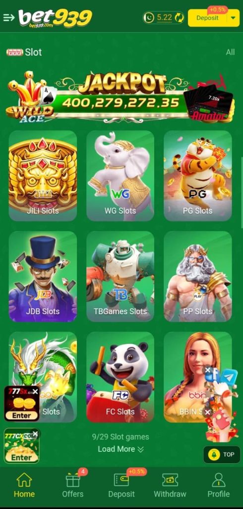Bet939 Game for free