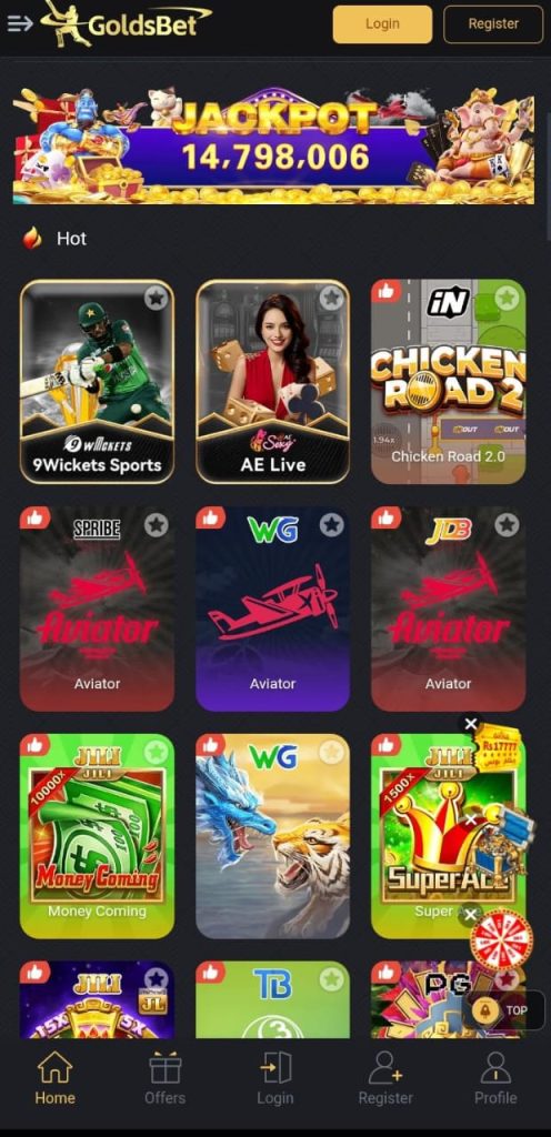 Goldsbet apk